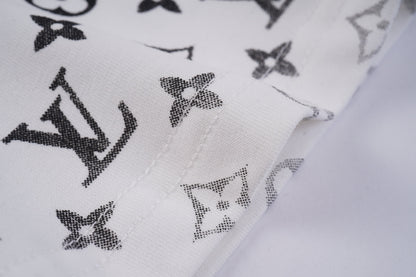 T-shirt à imprimé lettres dégradées