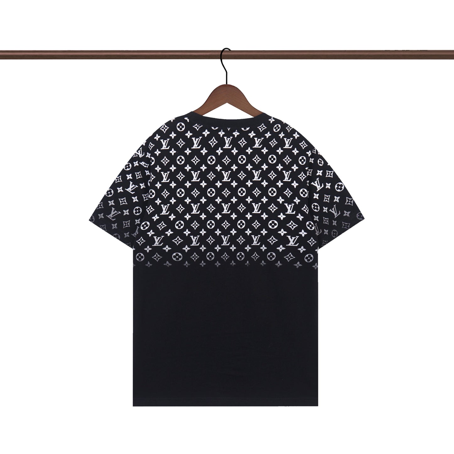 Camiseta con estampado de letras degradado