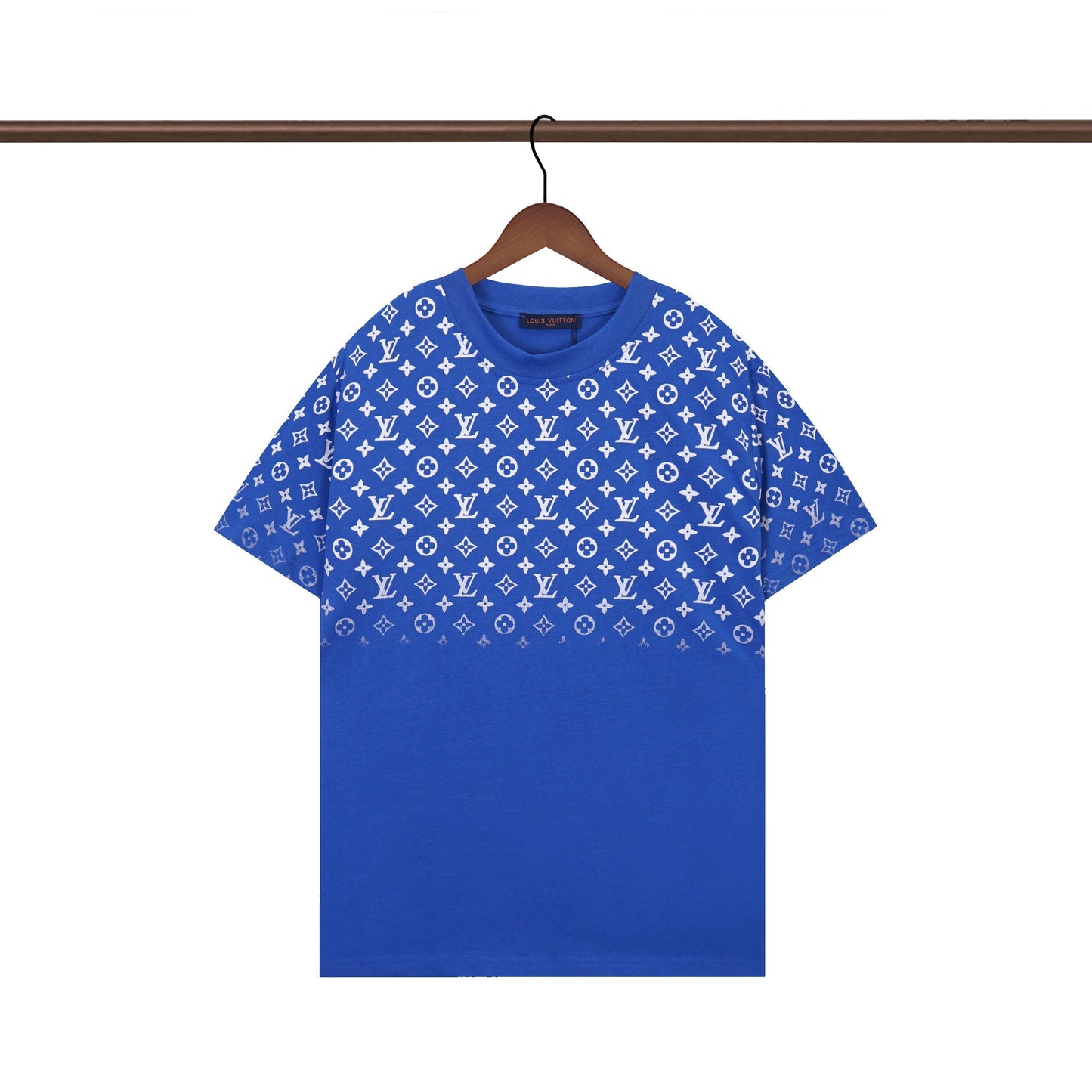 Camiseta con estampado de letras degradado