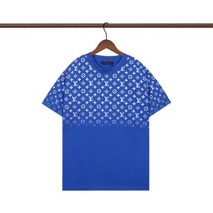T-shirt à imprimé lettres dégradées