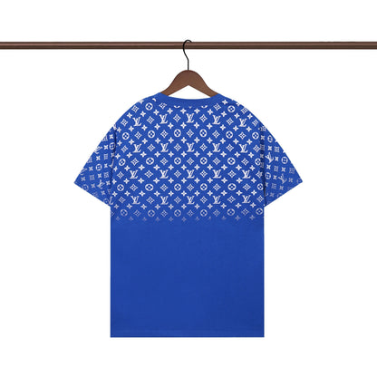 T-shirt à imprimé lettres dégradées