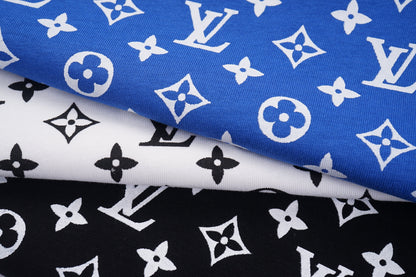 T-shirt à imprimé lettres dégradées
