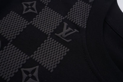 T-shirt asymétrique à carreaux pour femme