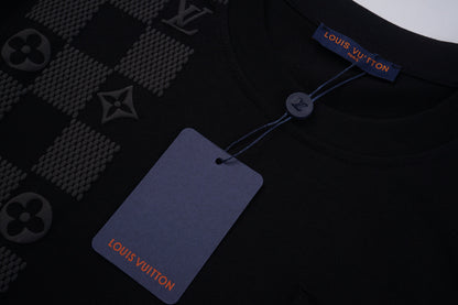 T-shirt asymétrique à carreaux pour femme