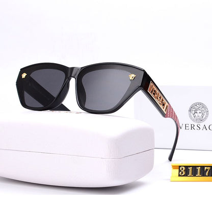 Gafas de sol de exterior con montura grabada y diseño de moda
