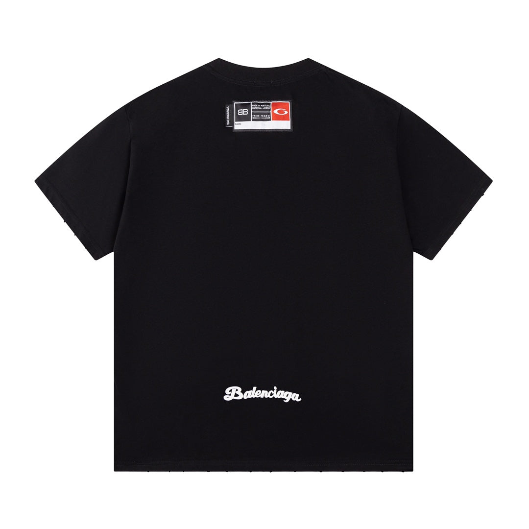 Camiseta clásica con estampado de letras