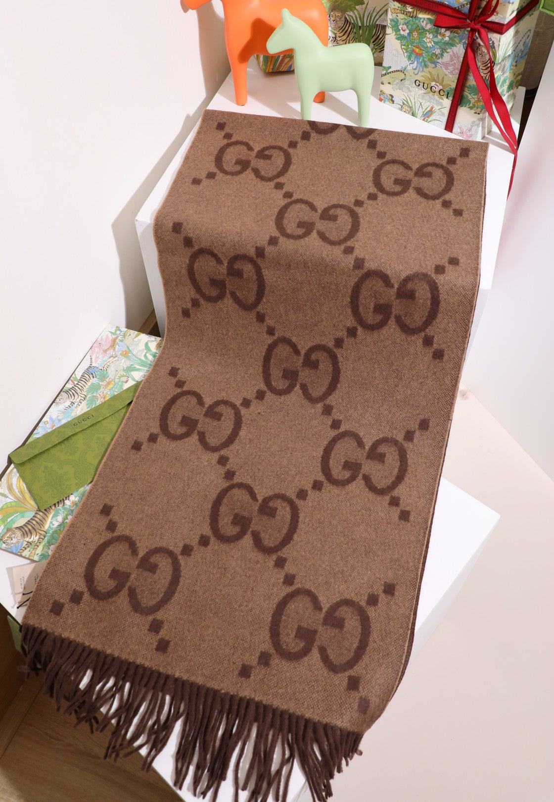 Bufanda G Damier-Jacquard