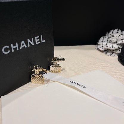 Boucles d'oreilles pendentifs sac mode