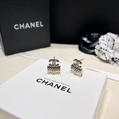 Boucles d'oreilles pendentifs sac mode