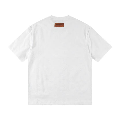 T-shirt gaufré à motif classique