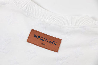 T-shirt gaufré à motif classique