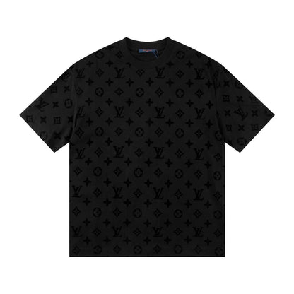 T-shirt gaufré à motif classique