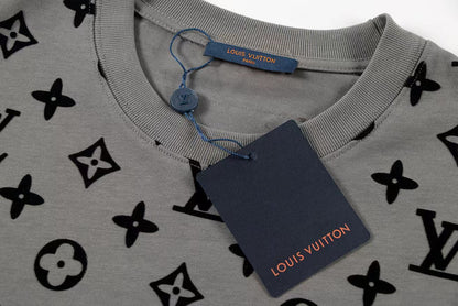 T-shirt gaufré à motif classique