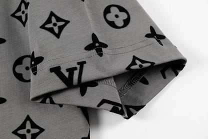 T-shirt gaufré à motif classique