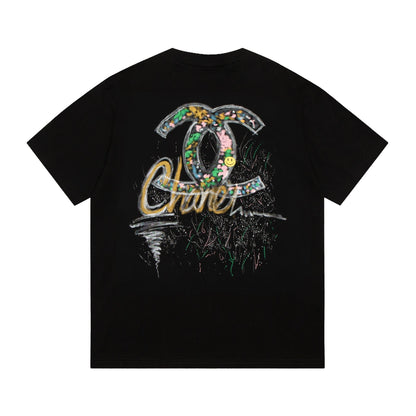 Camiseta pintada a mano con spray