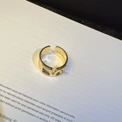 Bague en métal Signature