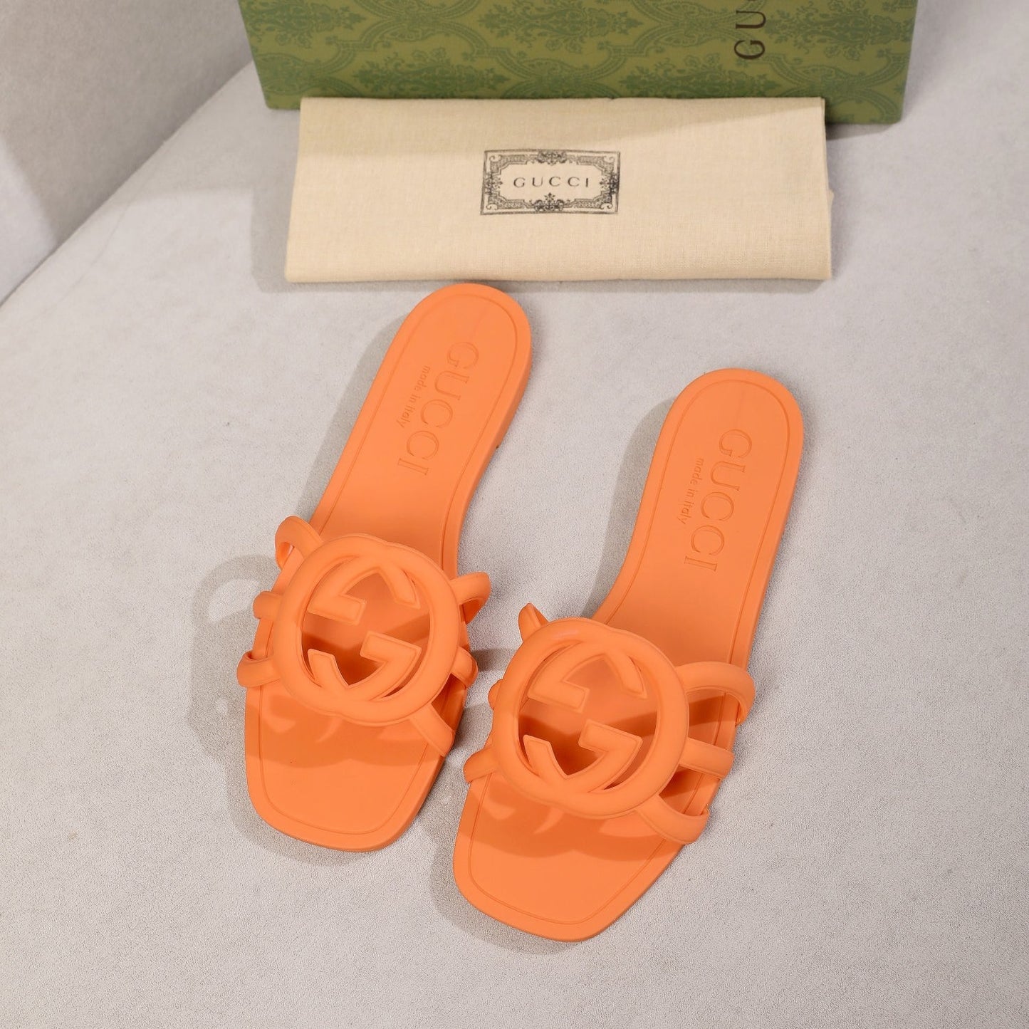 Pantuflas Interlocking Double G para mujer