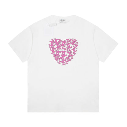 Camiseta con estampado de corazón