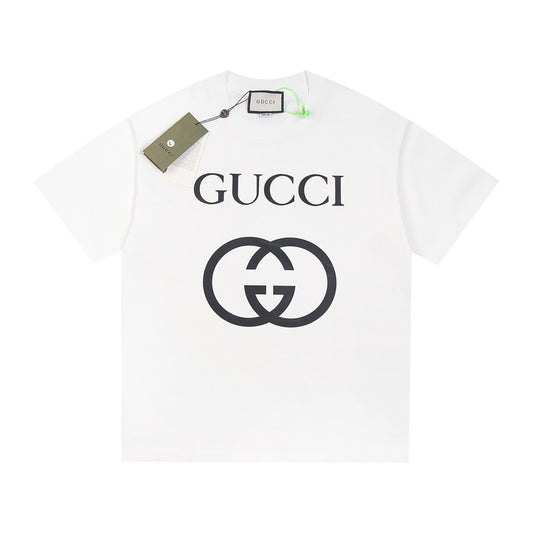 T-shirt simple avec grand logo imprimé