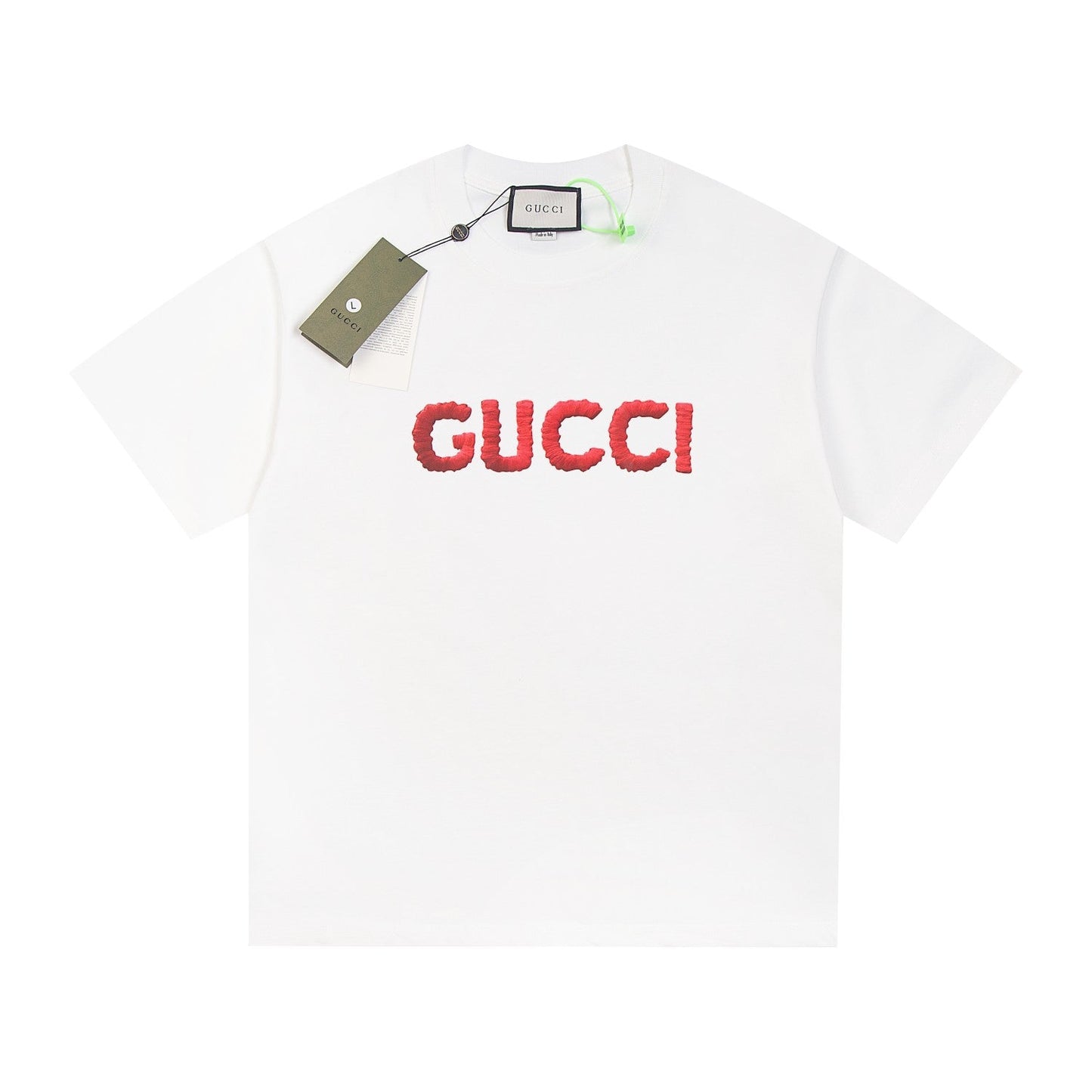 Camiseta con estampado en relieve