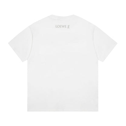 Fluorescent logo print T-shirt
