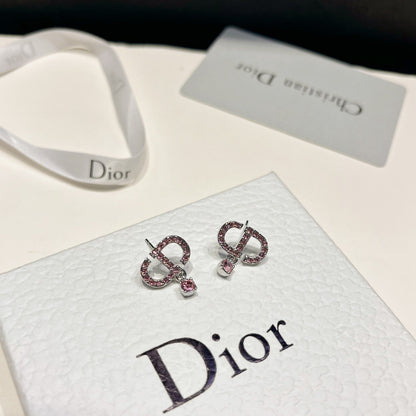 Boucles d'oreilles tendance en strass brillants