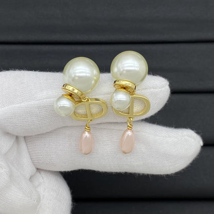 Pendientes Colgantes Perla Gota de Agua