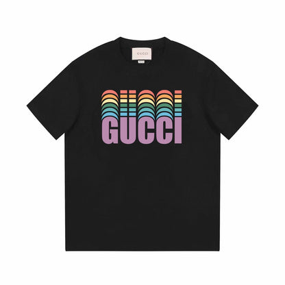 T-shirt imprimé arc-en-ciel