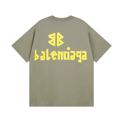 Camiseta clásica estampada con letras