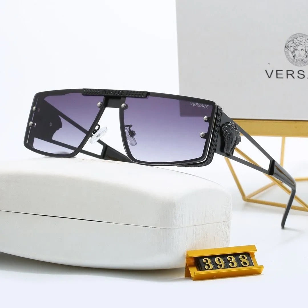 Gafas de sol de metal con estilo europeo y americano de moda para 2026 3938 (protección UV)