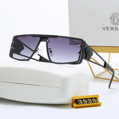 Gafas de sol de metal con estilo europeo y americano de moda para 2026 3938 (protección UV)