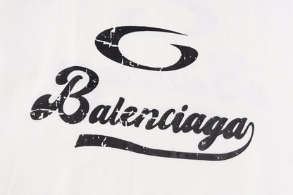 Camiseta clásica estampada con letras