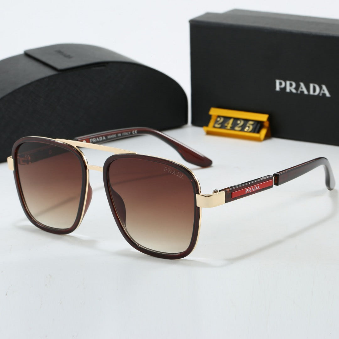 Gafas de sol de metal bicolor de nueva moda 2026