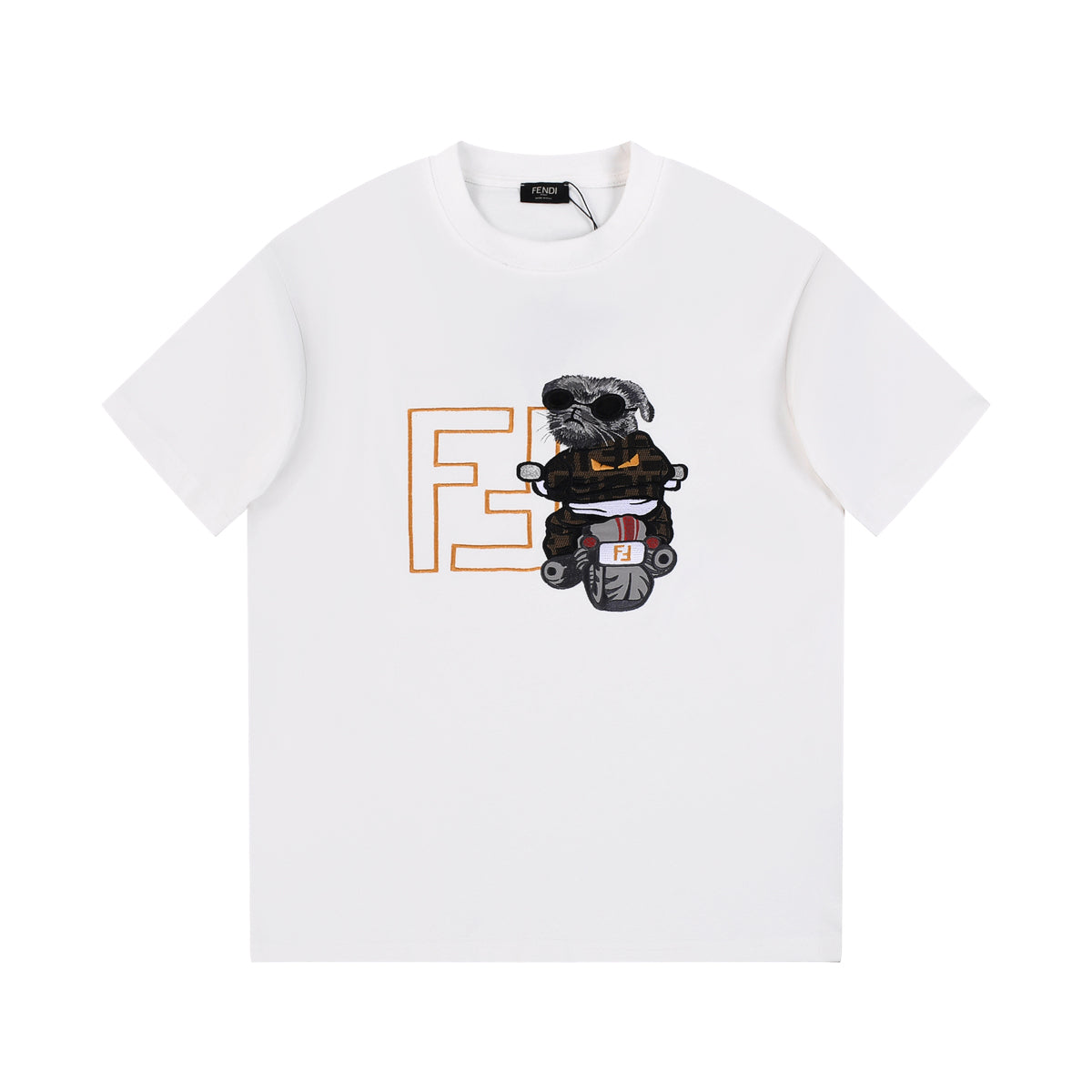 Camiseta estampada Moto Bear