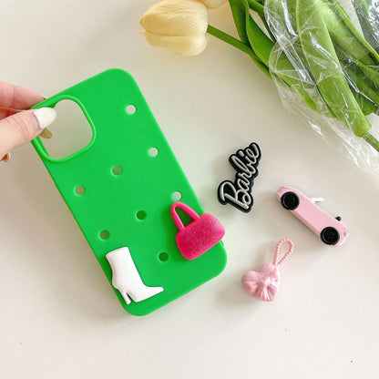 Étui en silicone perforé pour bijoux DIY