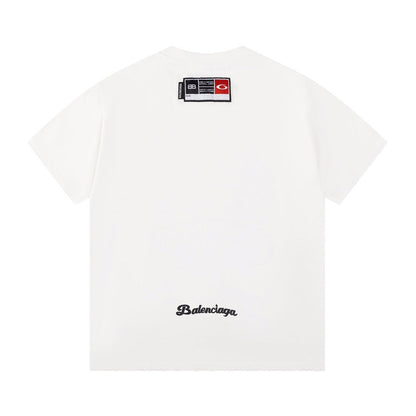 Camiseta clásica con estampado de letras