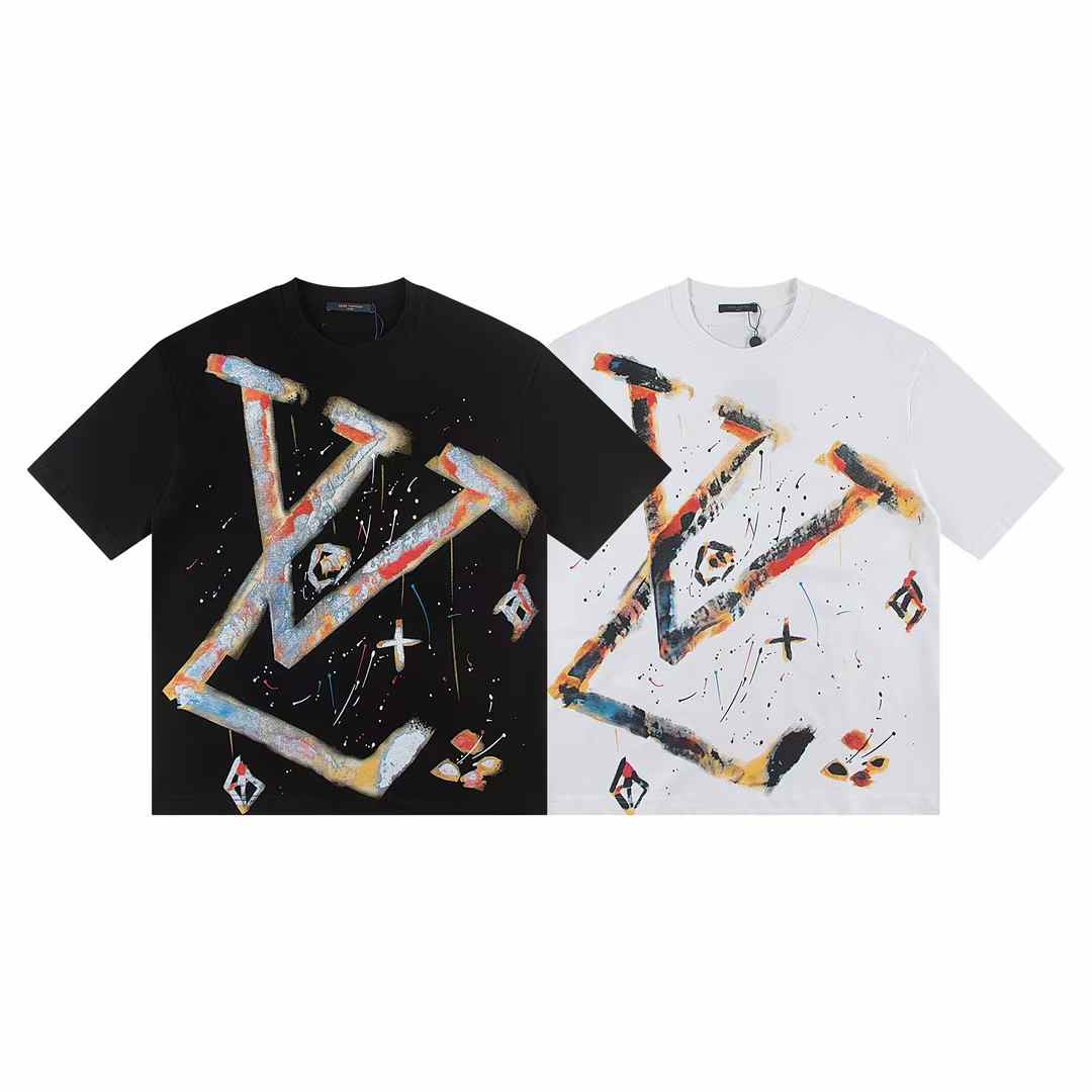 Camiseta estampada de colores nueva