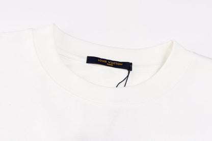Camiseta clásica con logo estampado