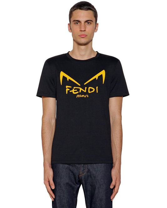 T-shirt en coton imprimé Diabolic Eyes