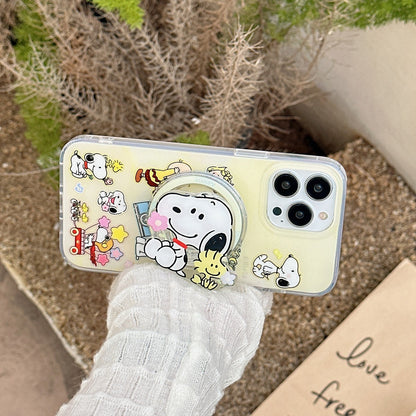 Bonita funda magnética 3D con forma de perro