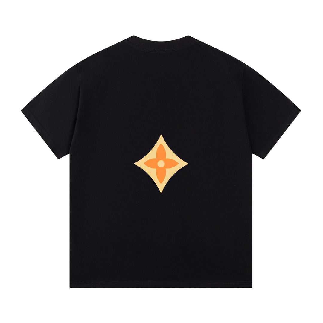 Camiseta clásica con logo estampado