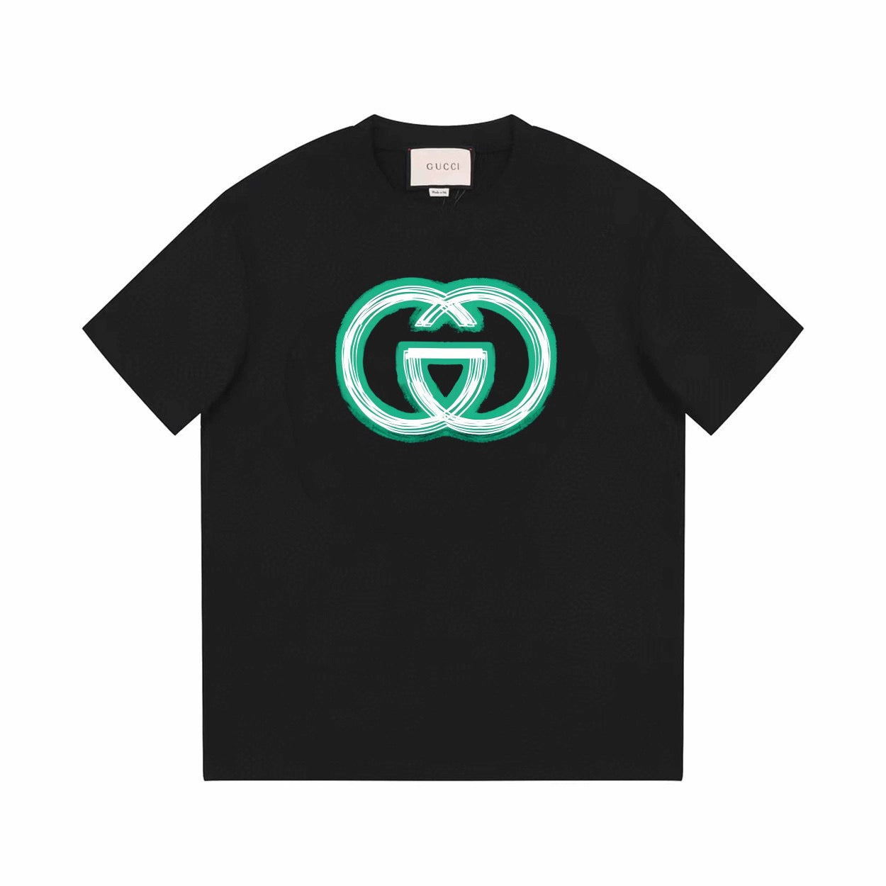 Camiseta Clásica Estampada Verde (preferiblemente de verano)