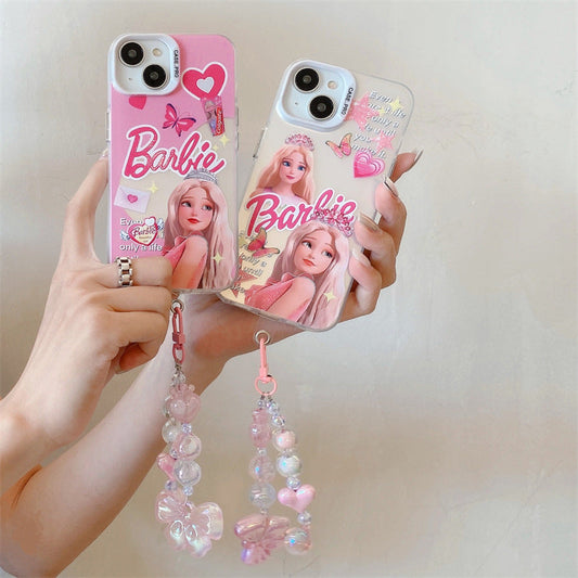 Mignonne Princesse Rideau de Perles Étui Pendentif