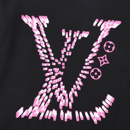 Camiseta clásica estampada rosa