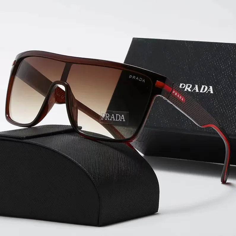 Gafas de sol de una pieza con montura grande, nueva moda 2026