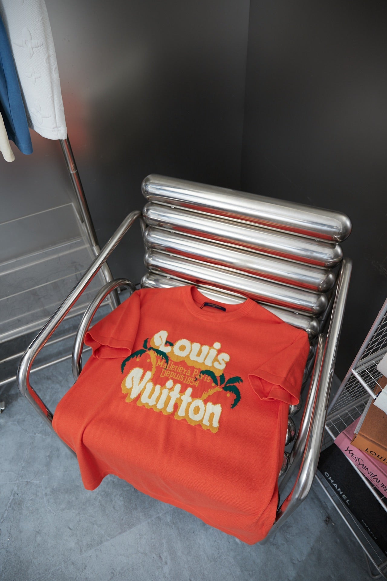 Camiseta de punto con cocotero