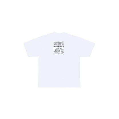 ETIQUETA DE CUIDADO DE CAMISETA DE HOMBRE CORTE MEDIO
