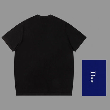 T-shirt à manches courtes en laine jacquard classique 0528