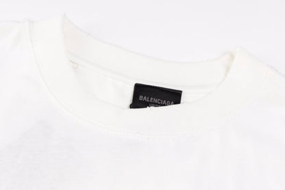 Camiseta clásica estampada con letras