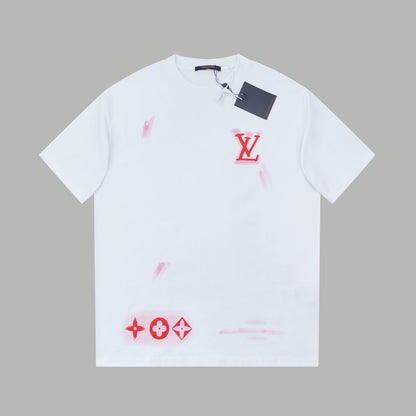 T-shirt avec logo gribouillé dessiné à la main